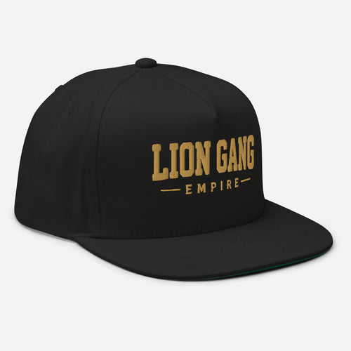 Lion Gang Empire flat-bill-cap-black